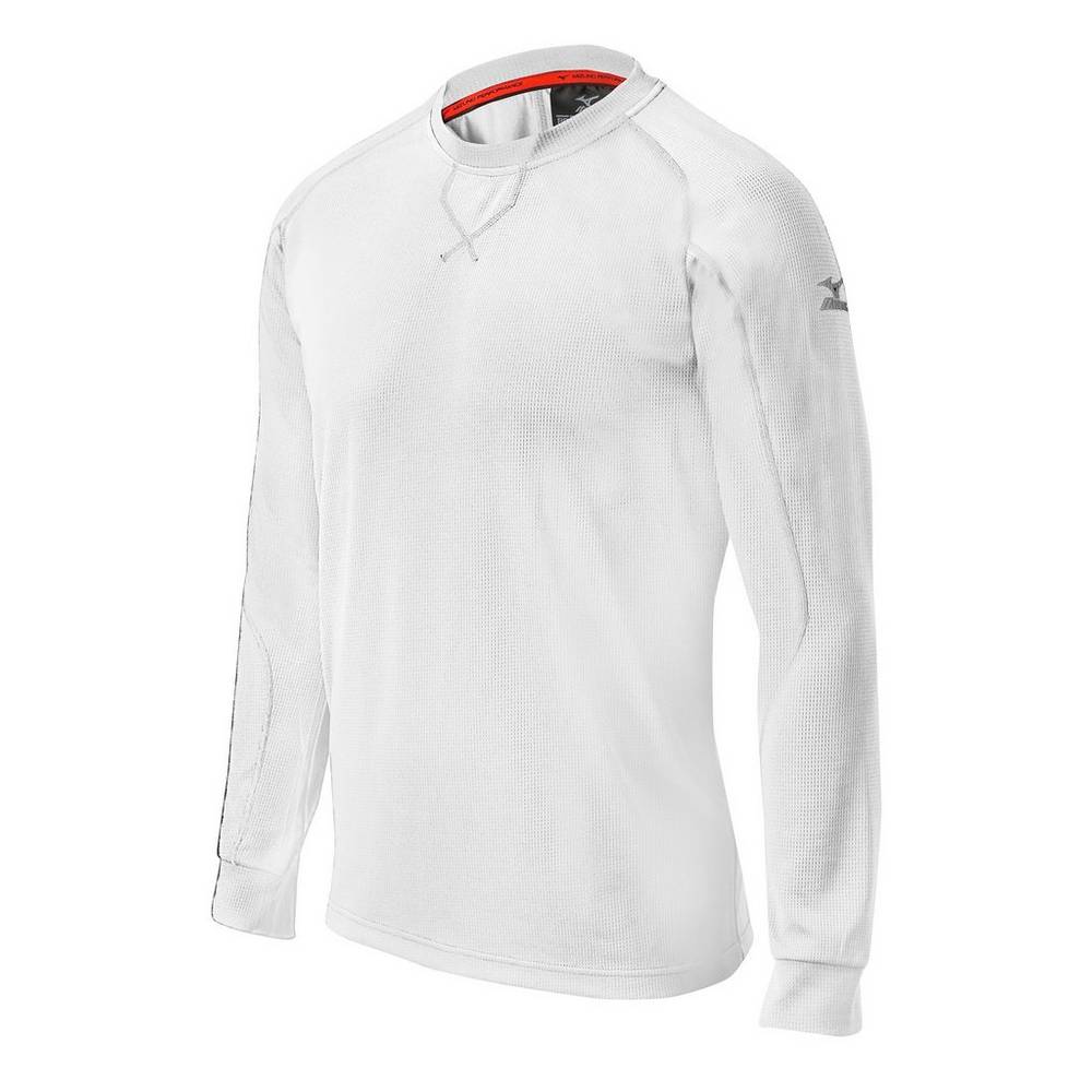 Sudaderas Mizuno Comp Long Sleeve Training Hombre Blancas Comprar WKYO-14298